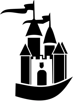 Black Castle Flags Stickdatei