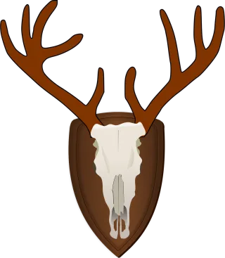 Antlers Deer Gamekeeper Stickdatei