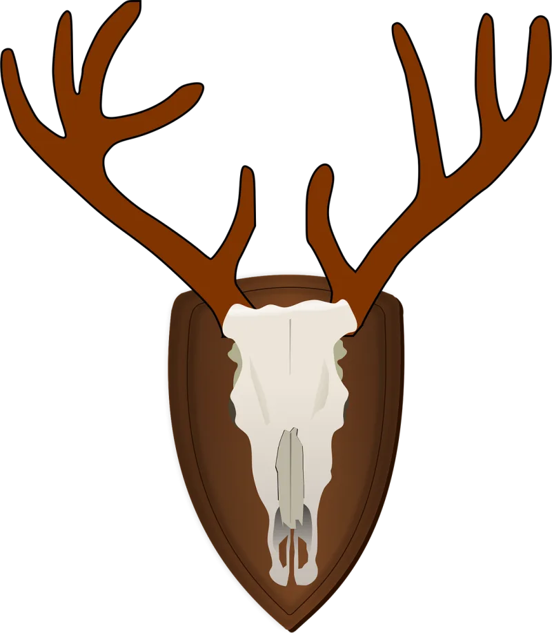 Antlers Deer Gamekeeper Stickdatei – Tiere