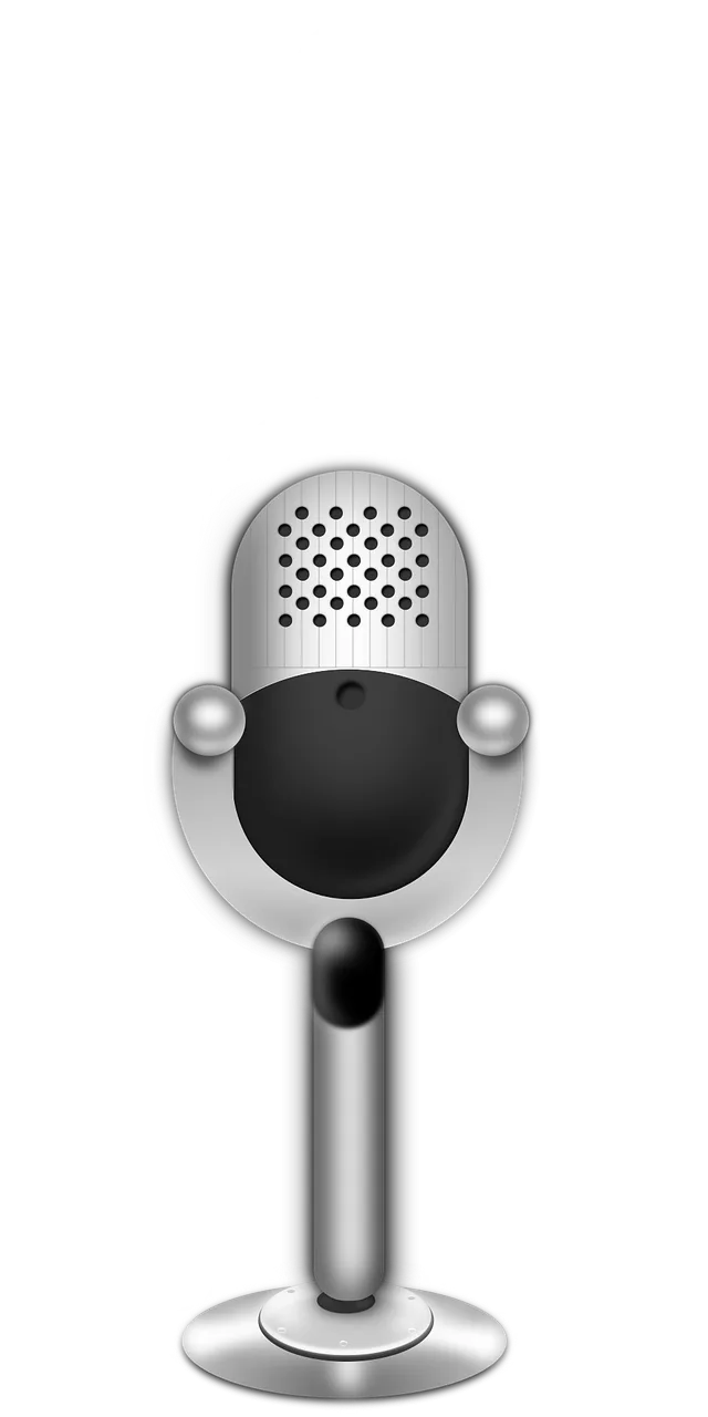 Classic Microphone Retro Stickdatei – Musik