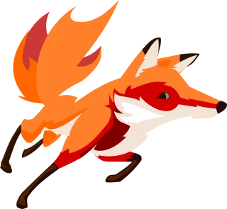 Animal Cartoon Fox Stickdatei