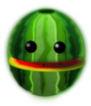 Watermelon Cartoon Happy Stickdatei