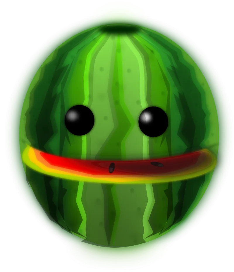 Watermelon Cartoon Happy Stickdatei – Essen & Trinken