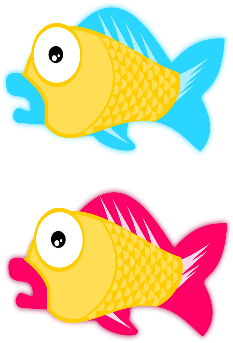 Blue Nature Cartoon Stickdatei – Tiere