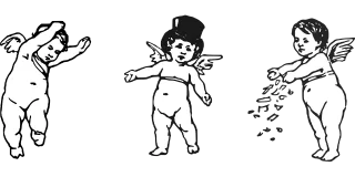 Cherubs Angels Love Stickdatei