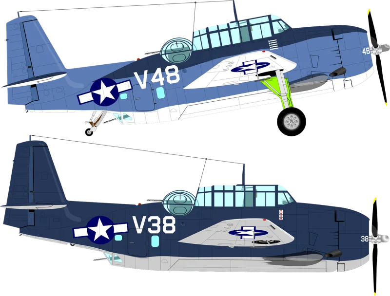 Airplane Historical Navy Stickdatei – Fahrzeuge