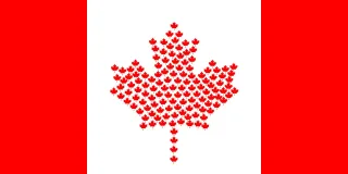 Canada Country Flag Stickdatei