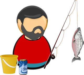 Angler Bait Beer Stickdatei – Tiere