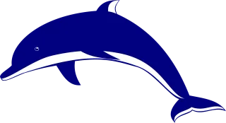 Animal Nature Dolphin Stickdatei