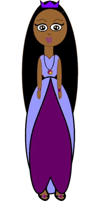 African Black Cartoon Stickdatei