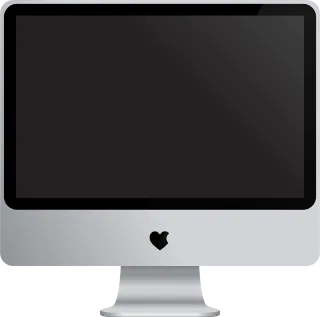Monitor Screen Apple inc Stickdatei – Essen & Trinken