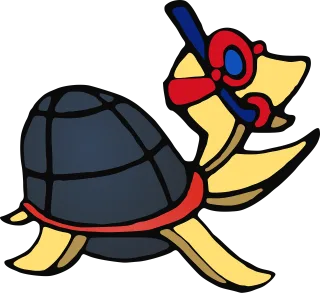 Turtle Animal Anthropomorphized Stickdatei