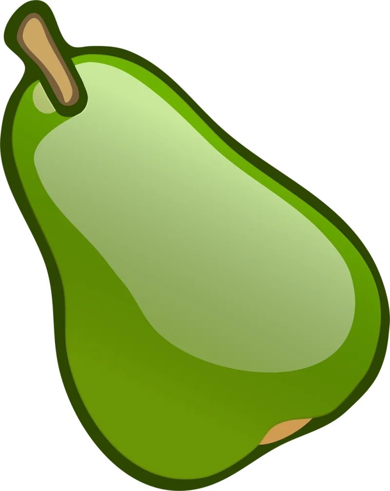 Fruit Green Pear Stickdatei – Essen & Trinken