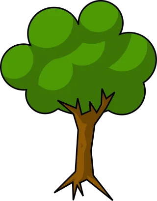 Cel shading Minimal Nature Stickdatei