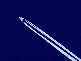 Contrail Rocket Nature Stickdatei