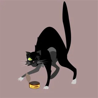Cat Pet Animal Stickdatei