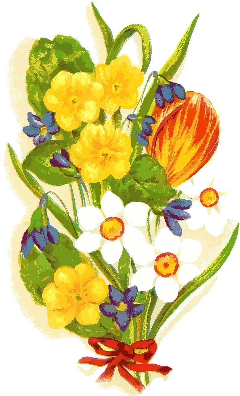 Bouquet Bunch Floral Stickdatei – Blumen