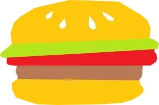 Burger Cartoon Stuff Stickdatei