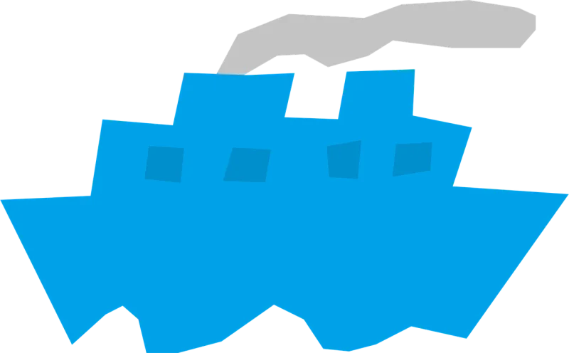 Cartoon Ship Tooned in Stickdatei – Fahrzeuge