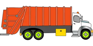 Cartoon Comic Disposal Stickdatei
