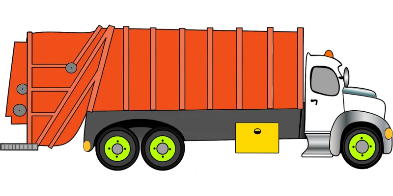 Cartoon Comic Disposal Stickdatei – Fahrzeuge