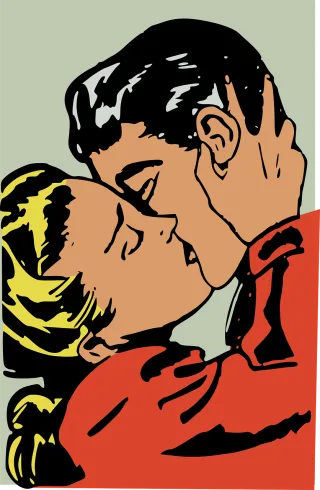 Kiss Love Man Stickdatei