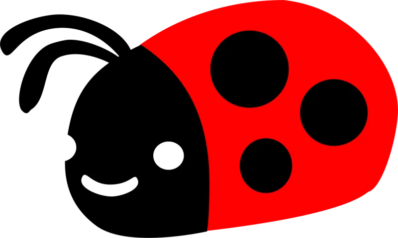 Beetle Kawaii insects Ladybird Stickdatei – Tiere