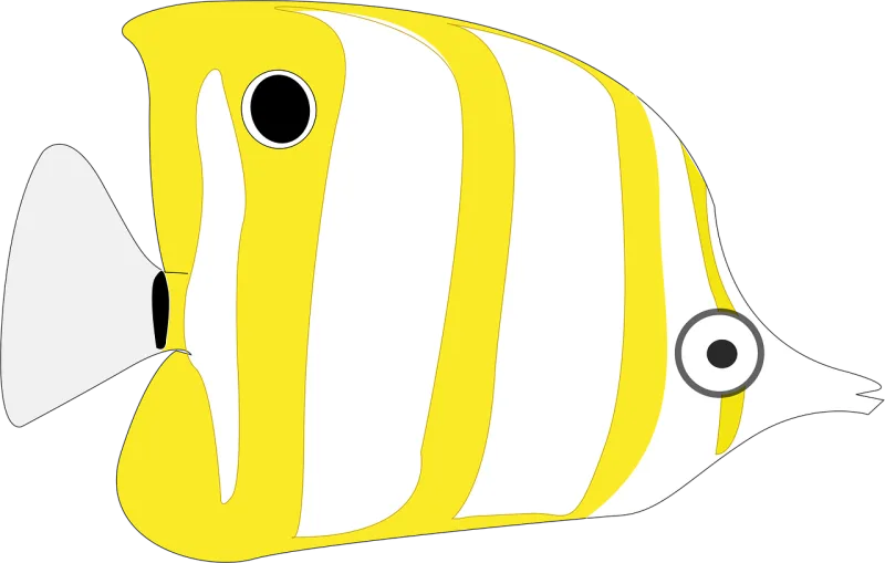 Cartoon Fish Sea Stickdatei – Tiere