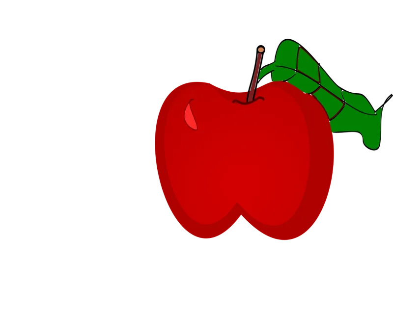 Apple Ripe Fruit Stickdatei – Essen & Trinken