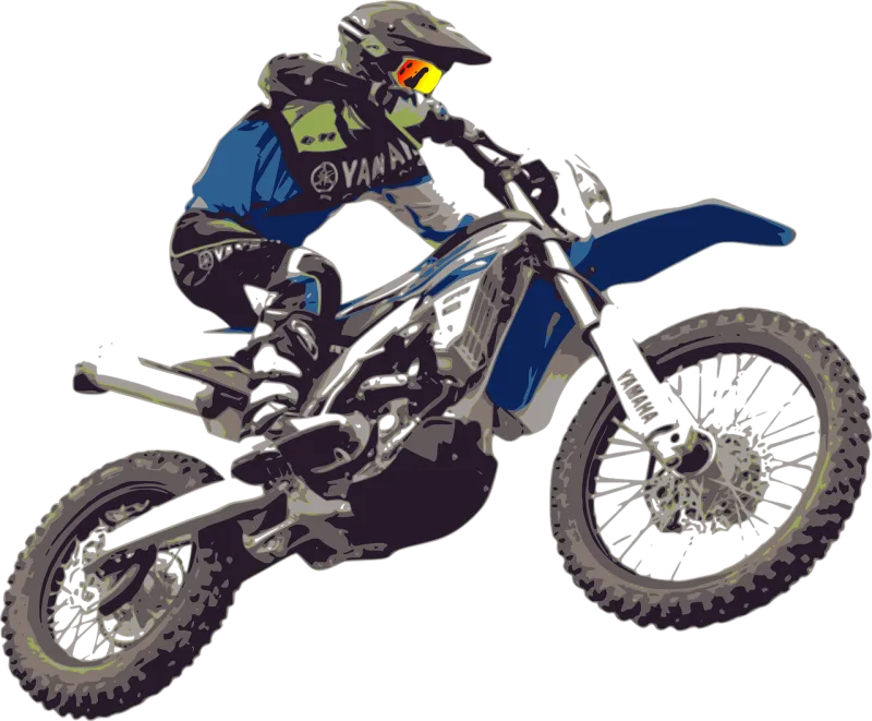 Motocross Motorcycle Bike Stickdatei – Fahrzeuge