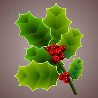 Berries Branch Celebration Stickdatei – Weihnachten