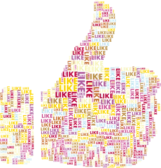 Like Facebook Social media Stickdatei