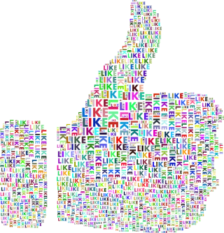 Like Facebook Social media Stickdatei