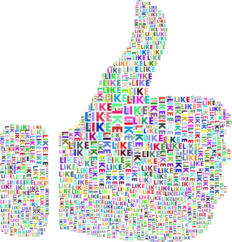 Like Facebook Social media Stickdatei – Natur