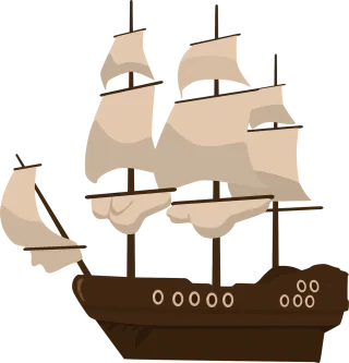 Pirate ship Ship Pirates Stickdatei