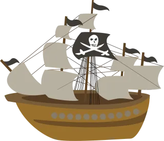 Sailing ship Pirate ship Ship Stickdatei