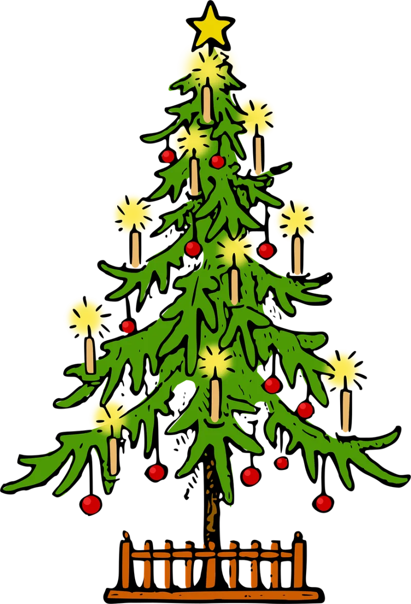 Christmas Christmas tree Conifer Stickdatei – Weihnachten