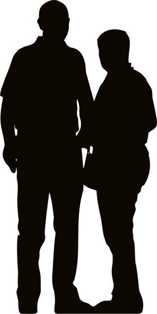 Boy Couple Female Stickdatei – Herzen & Liebe