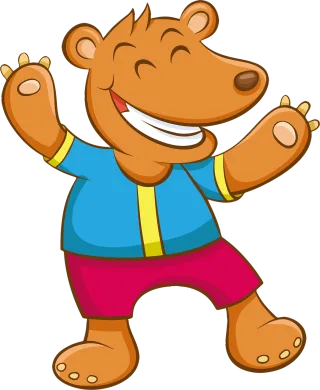 Animal Anthropomorphic Bear Stickdatei