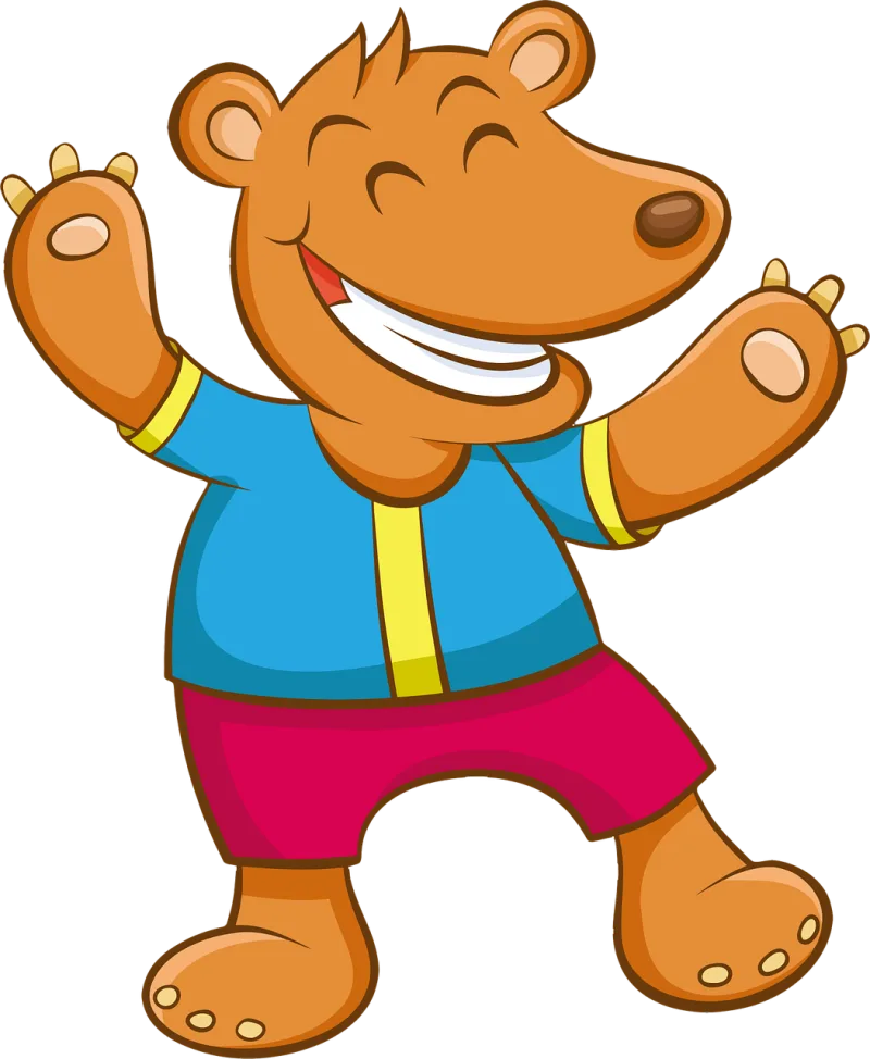 Animal Anthropomorphic Bear Stickdatei – Tiere