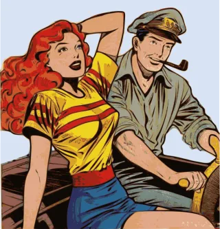 Couple Happy Hip Stickdatei