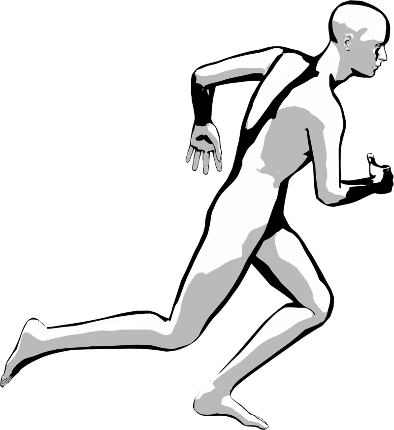 Running Man Movement Stickdatei – Sport