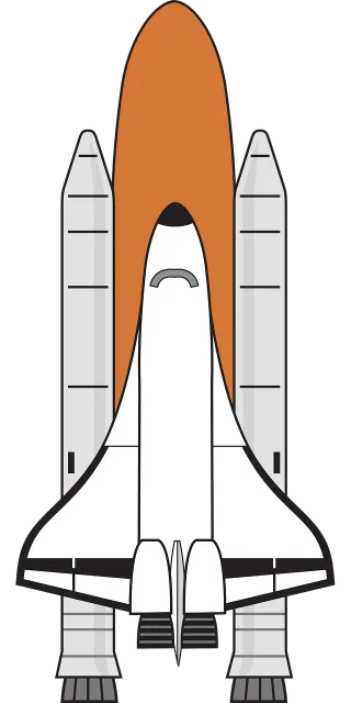 Boosters Colour Nasa Stickdatei