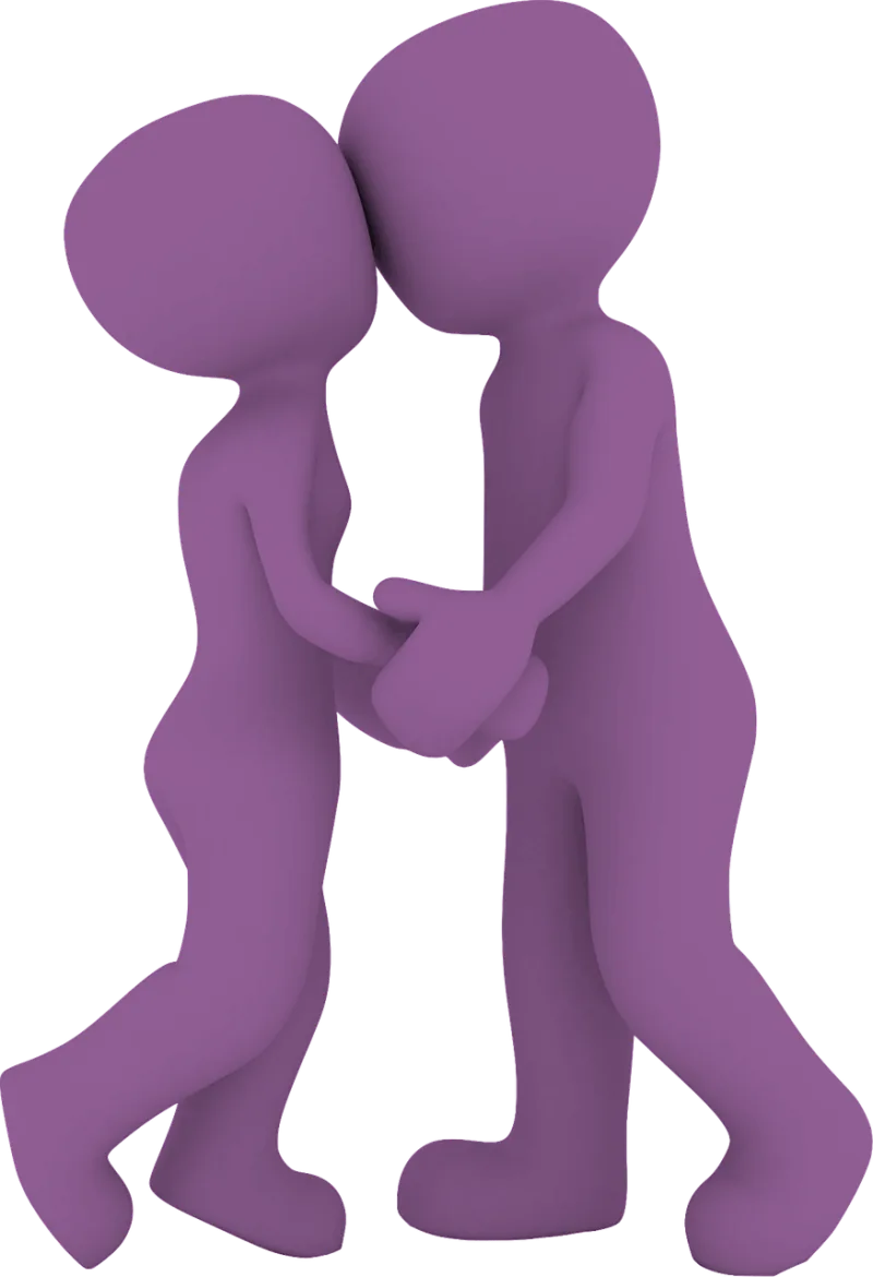 Couple People Man Stickdatei – Herzen & Liebe