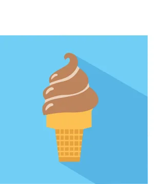 Chocolate Cone Ice cream Stickdatei