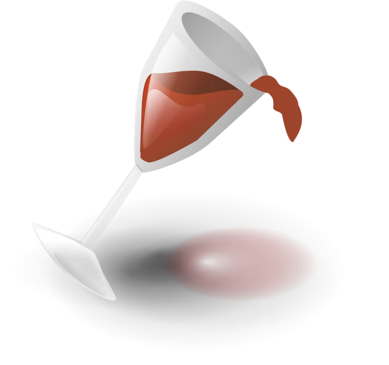 Falling Glass Spill Stickdatei – Essen & Trinken
