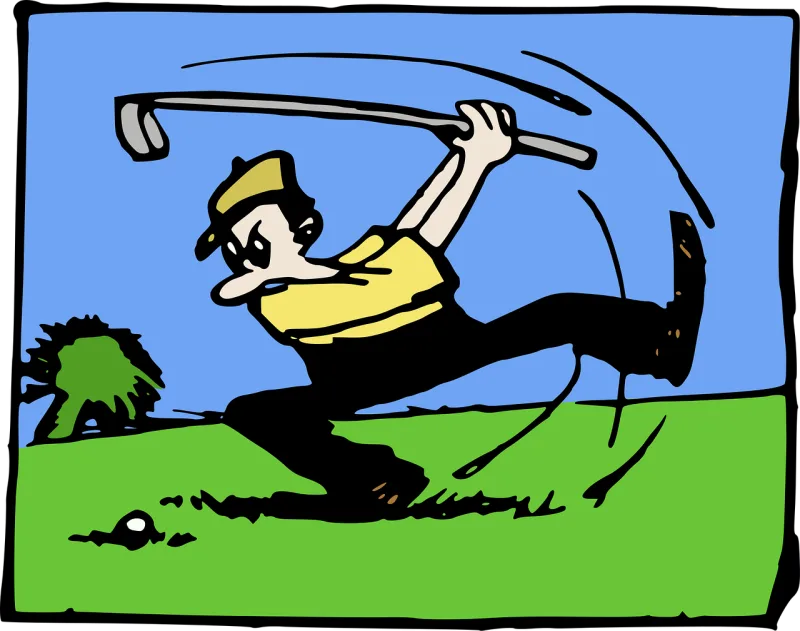 Cartoon Colour Comic characters Stickdatei – Sport