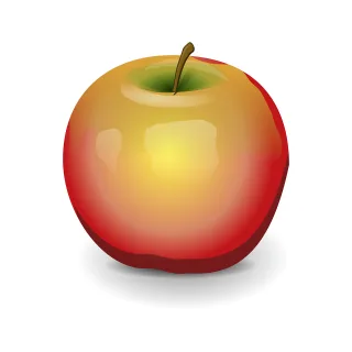Apple Colour Food Stickdatei