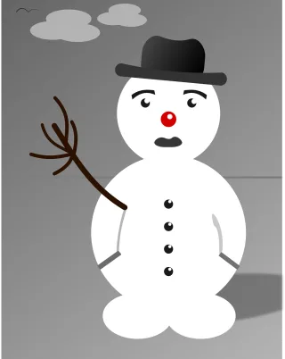 Frustrated Hat Snowman Stickdatei