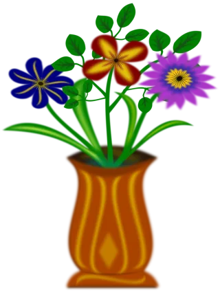 Bouquet Nature Flowers Stickdatei